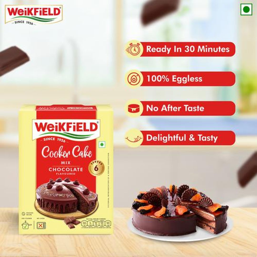 Weikfield Cooker Cake Mix - Chocolate, 150g-6.webp